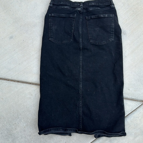 Stockholm Atelier Black Jean Skirt Size 4 - Picture 4 of 6